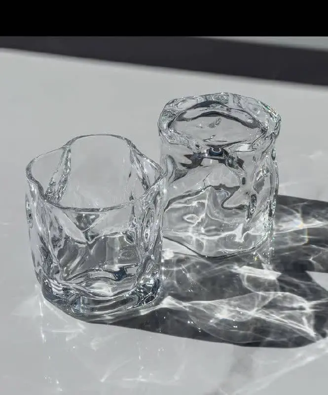 نیم لیوان دفرمه بلوری😍