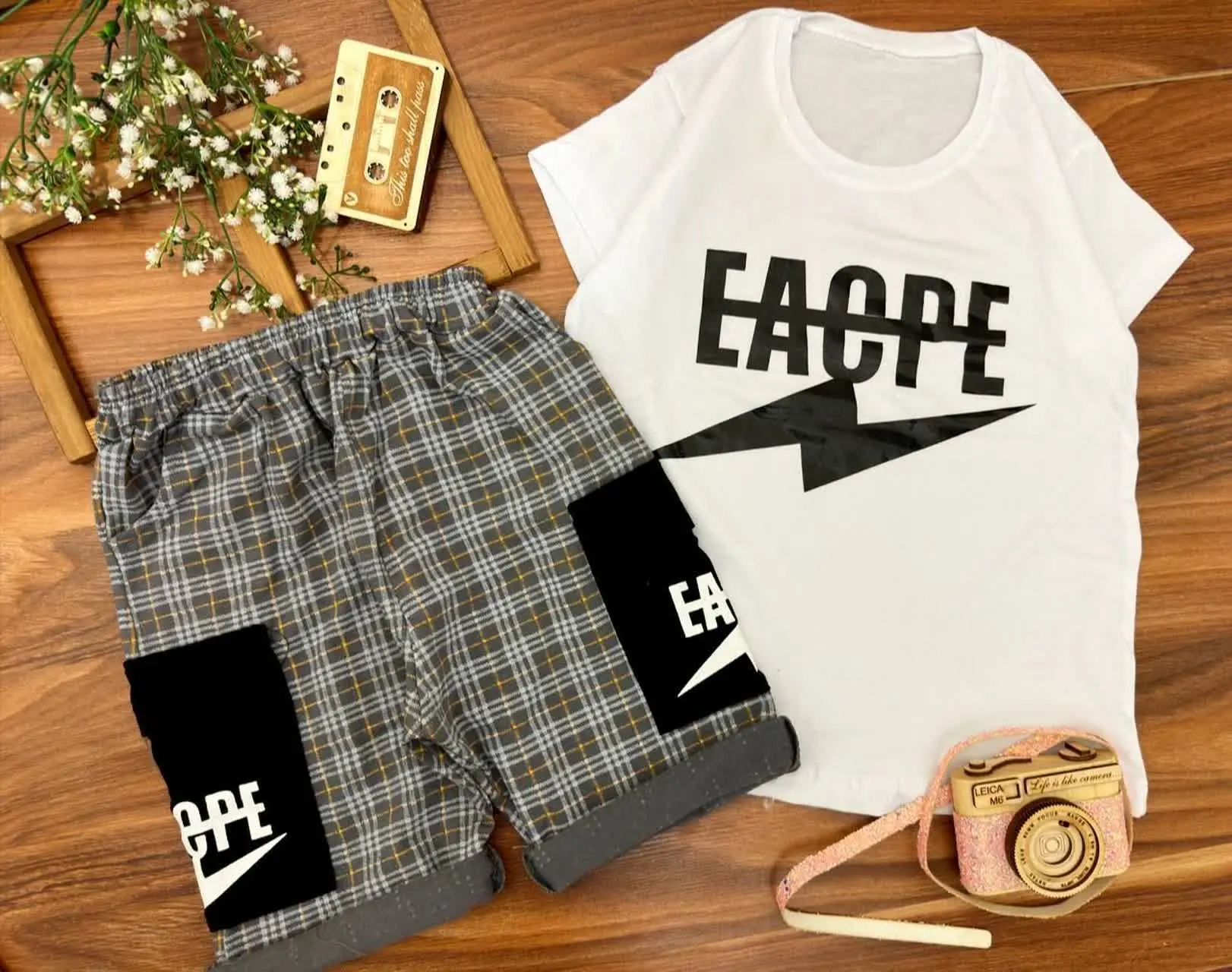 ✴️نام: ست بچگانه چهارخونه 
