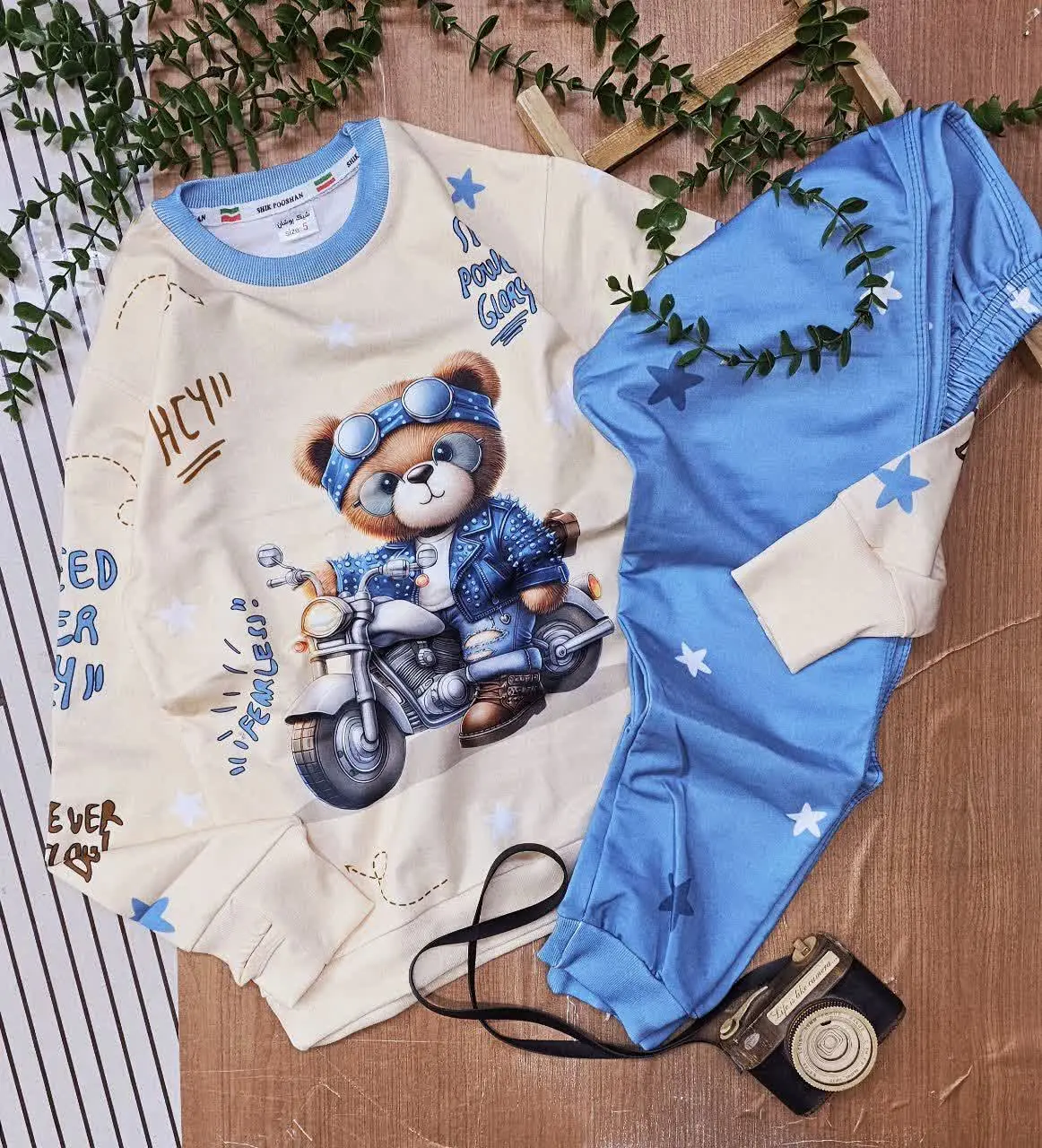 بلوز فینگردار و شلوار بچگان...