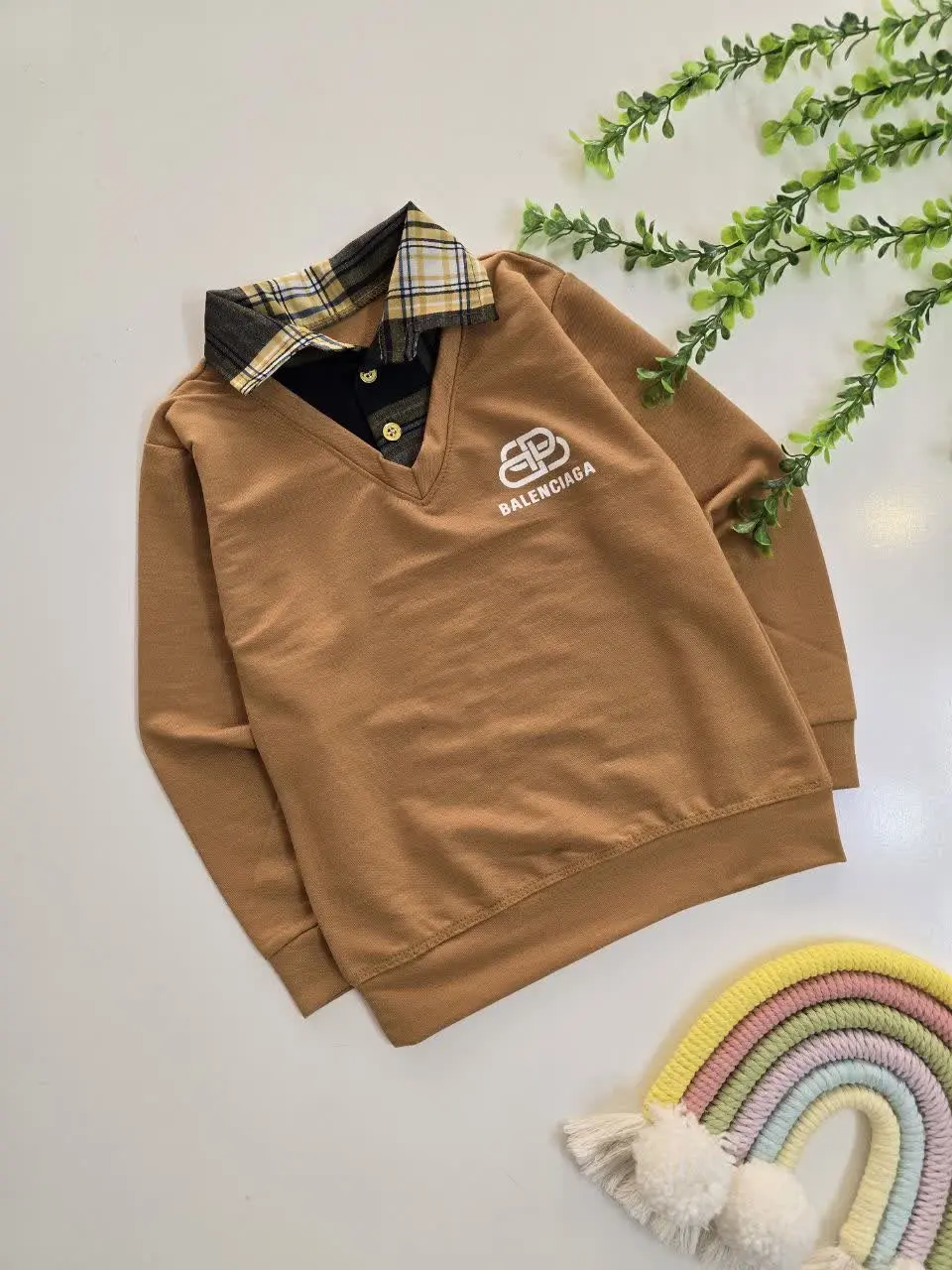 بلوز تک یقه دار بالنسیگا