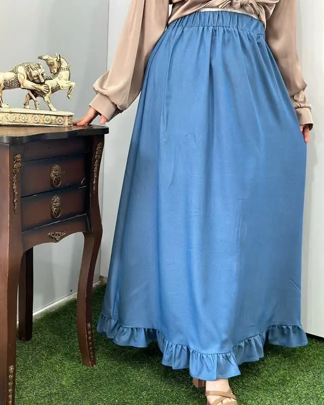 🧵🪡دامن تنسل لی کاغذی
