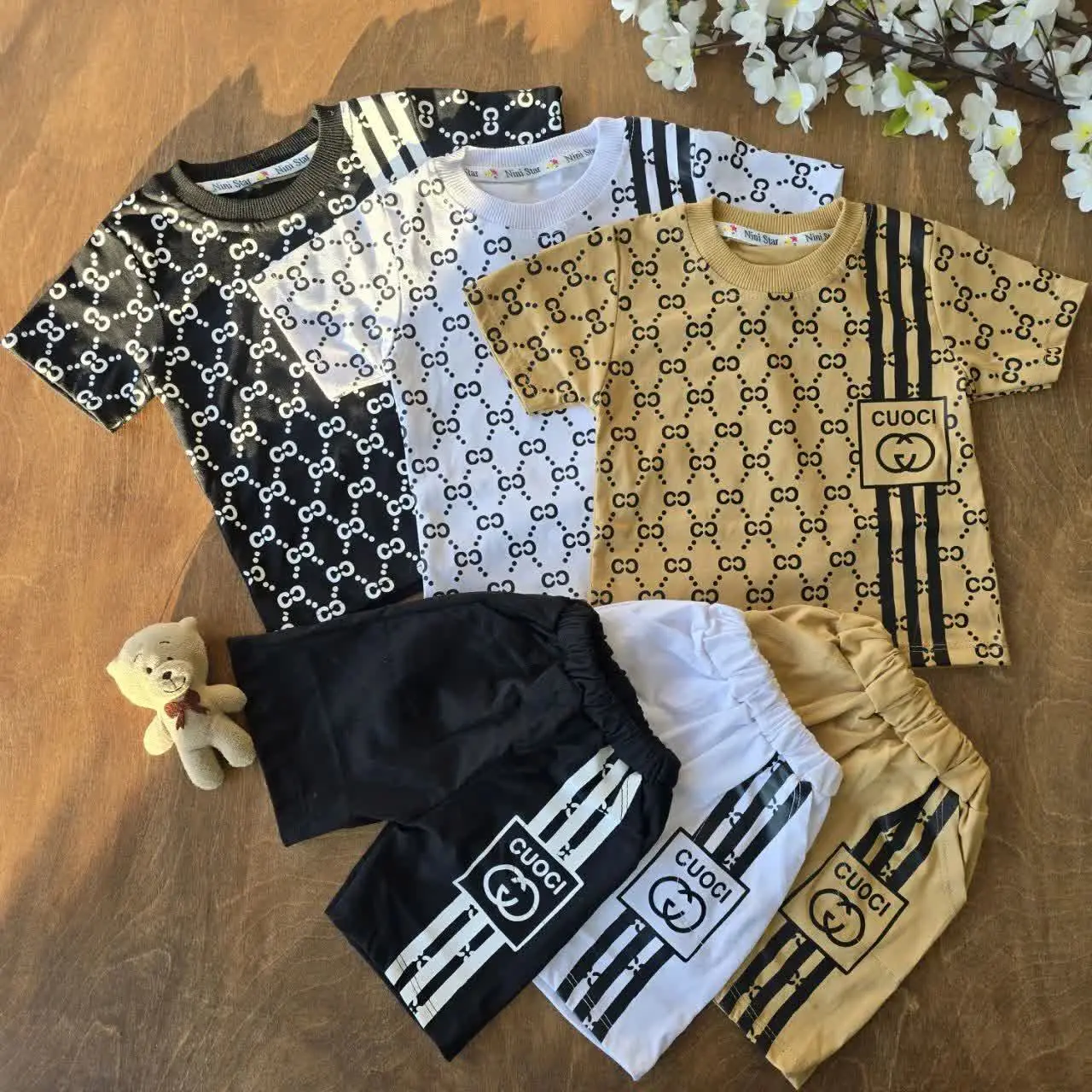 تیشرت شلوارک گوچی 
