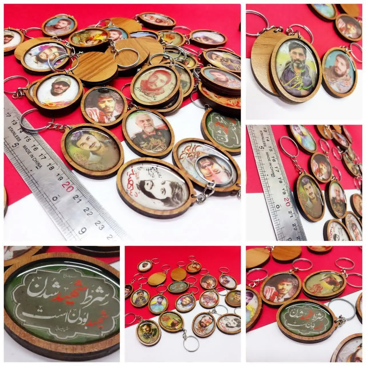 ⚜️جاکلیدی چوبی کریستالی شهدا
