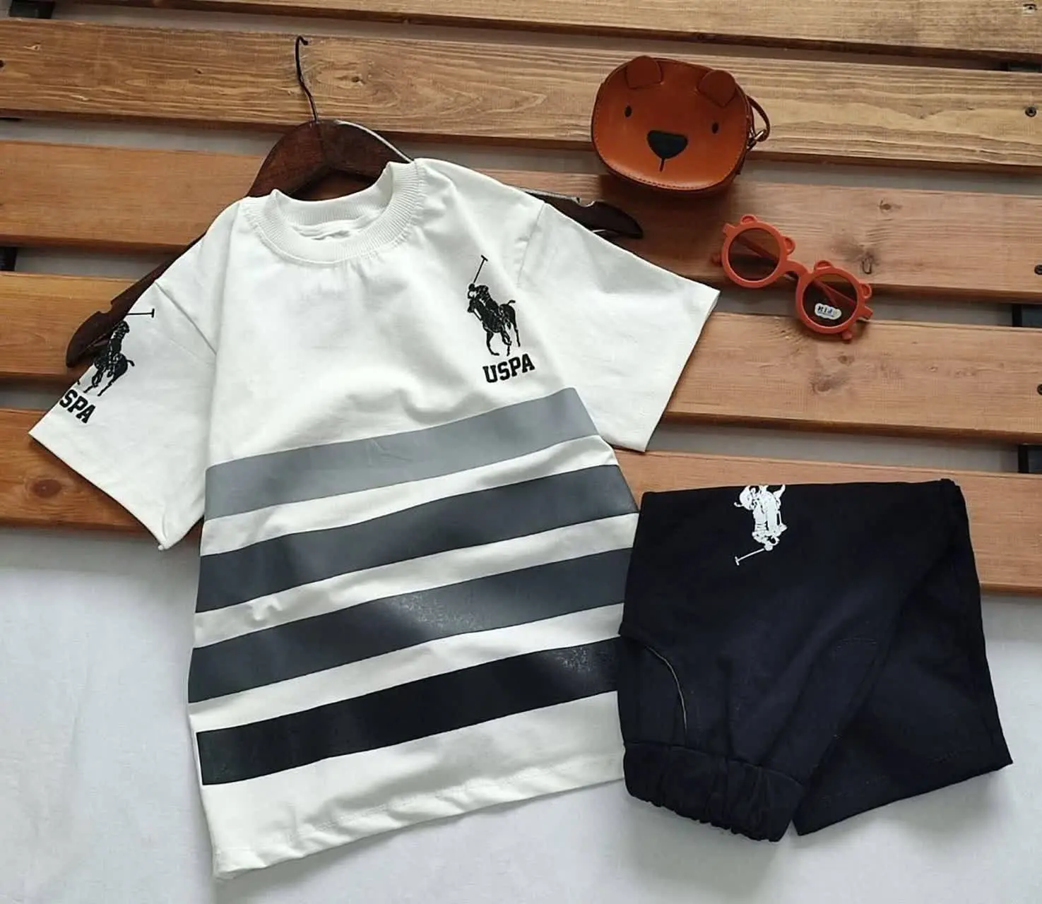 🔮تیشرت شلوارک اسپرت طرح USPA🔮
