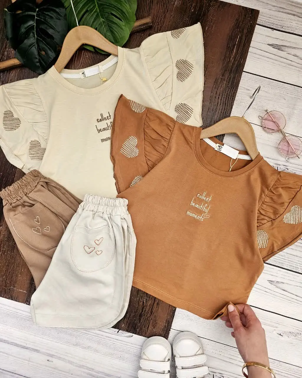 کراپ و شلوارک colleet 
