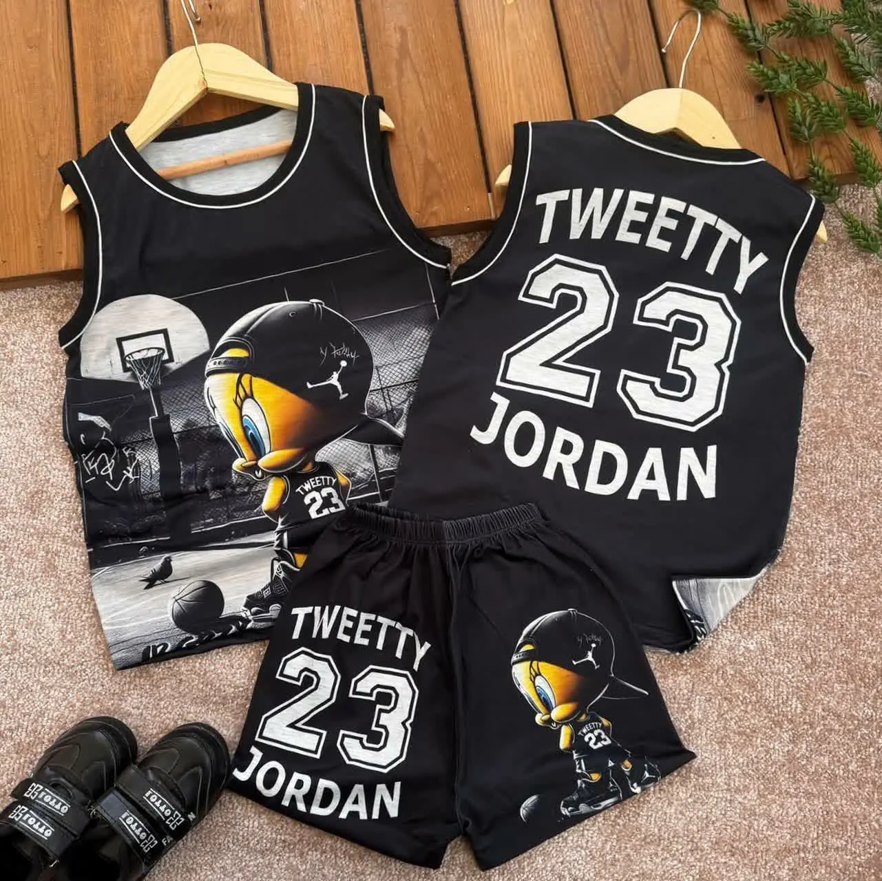 💞 ست تاپ شلوارک جوجه تویتی 💞
