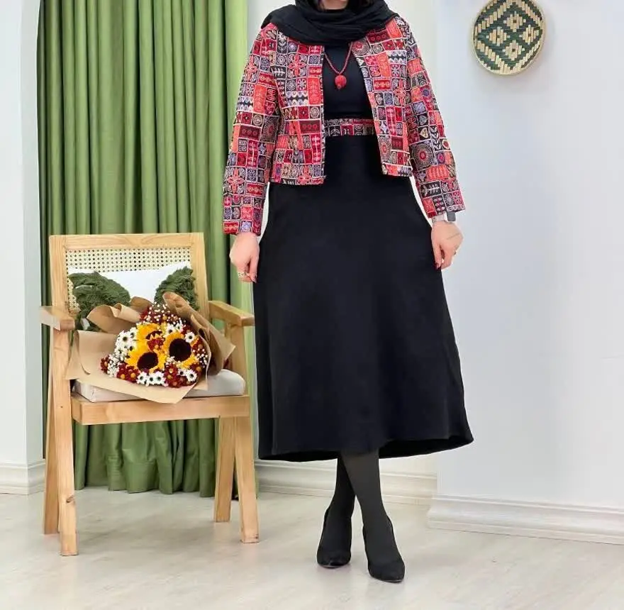 ❤️نام: کت و دامن مدل لیندا
