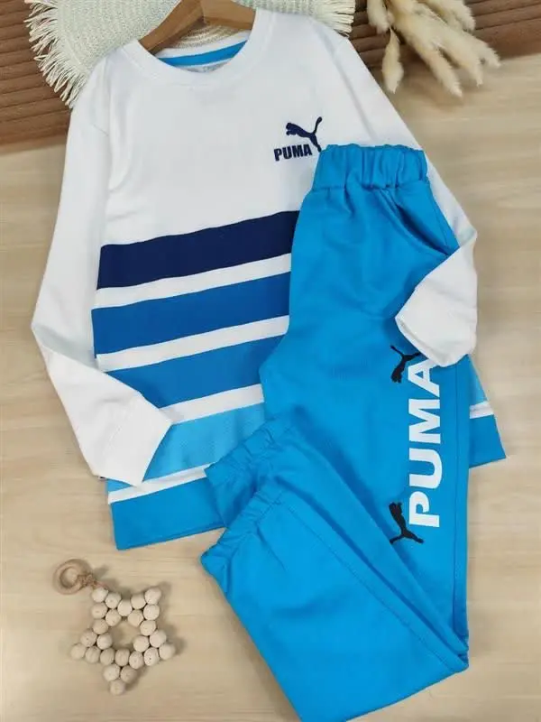 بلوز شلوار پوما راه راه