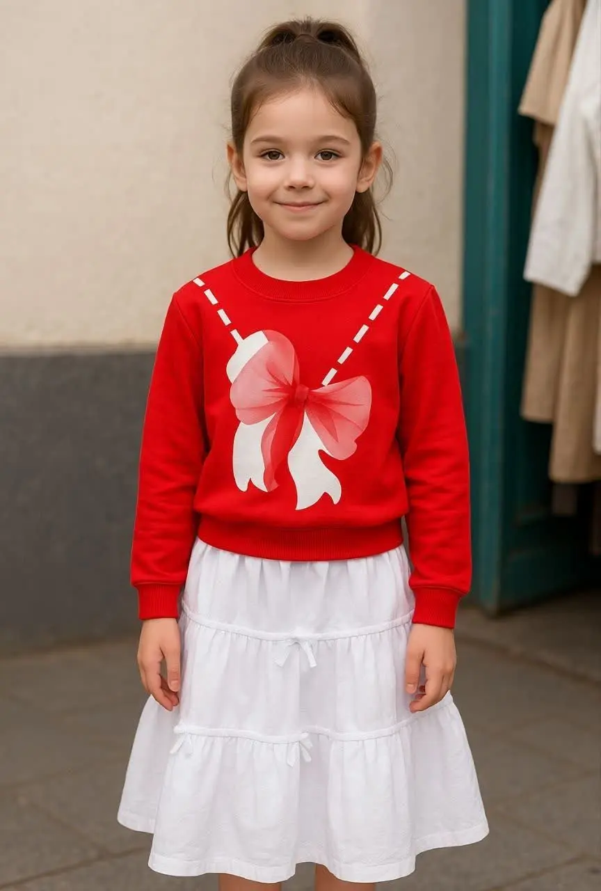 بلوز و دامن یلدایی پاپیونی 😍