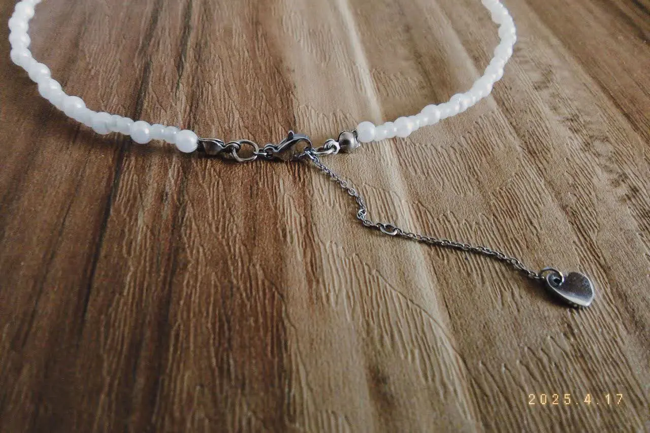 گردنبند دست‌ساز مروارید 
