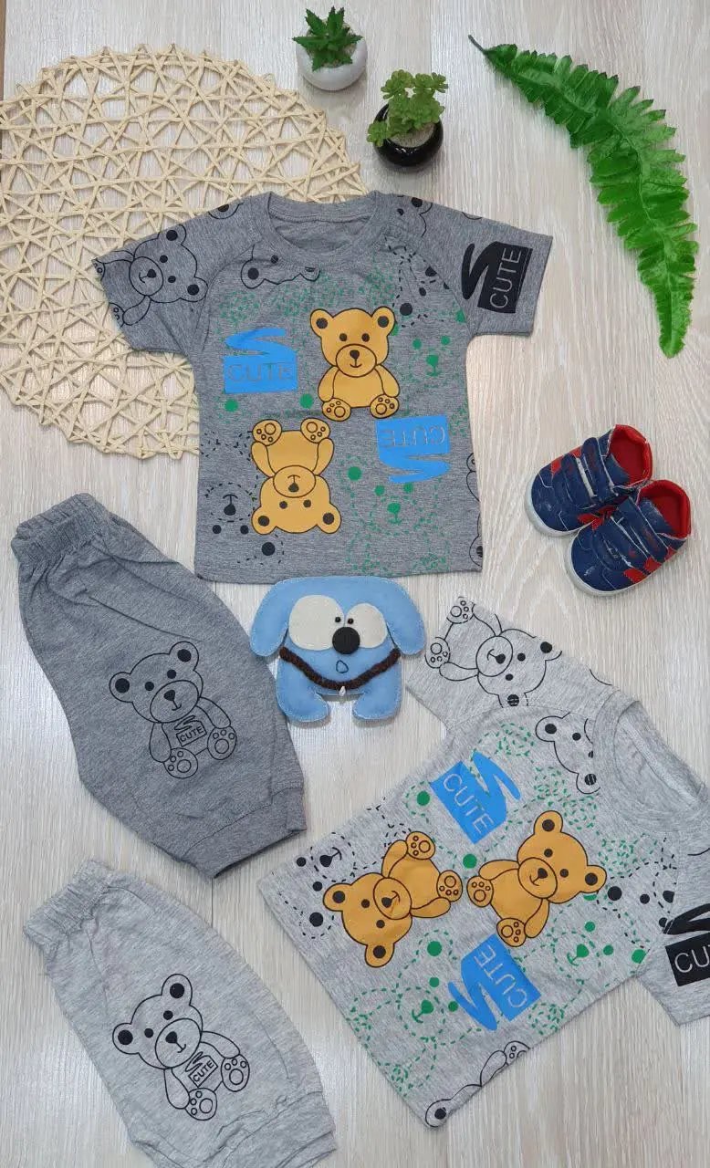 👕تیشرت شلوارک خرس
