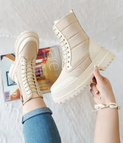 #چکمه روشنک کاپشنی کد.۹۶۸
