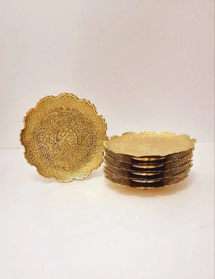 پیشدستی تمام برنزی هندی قلعه