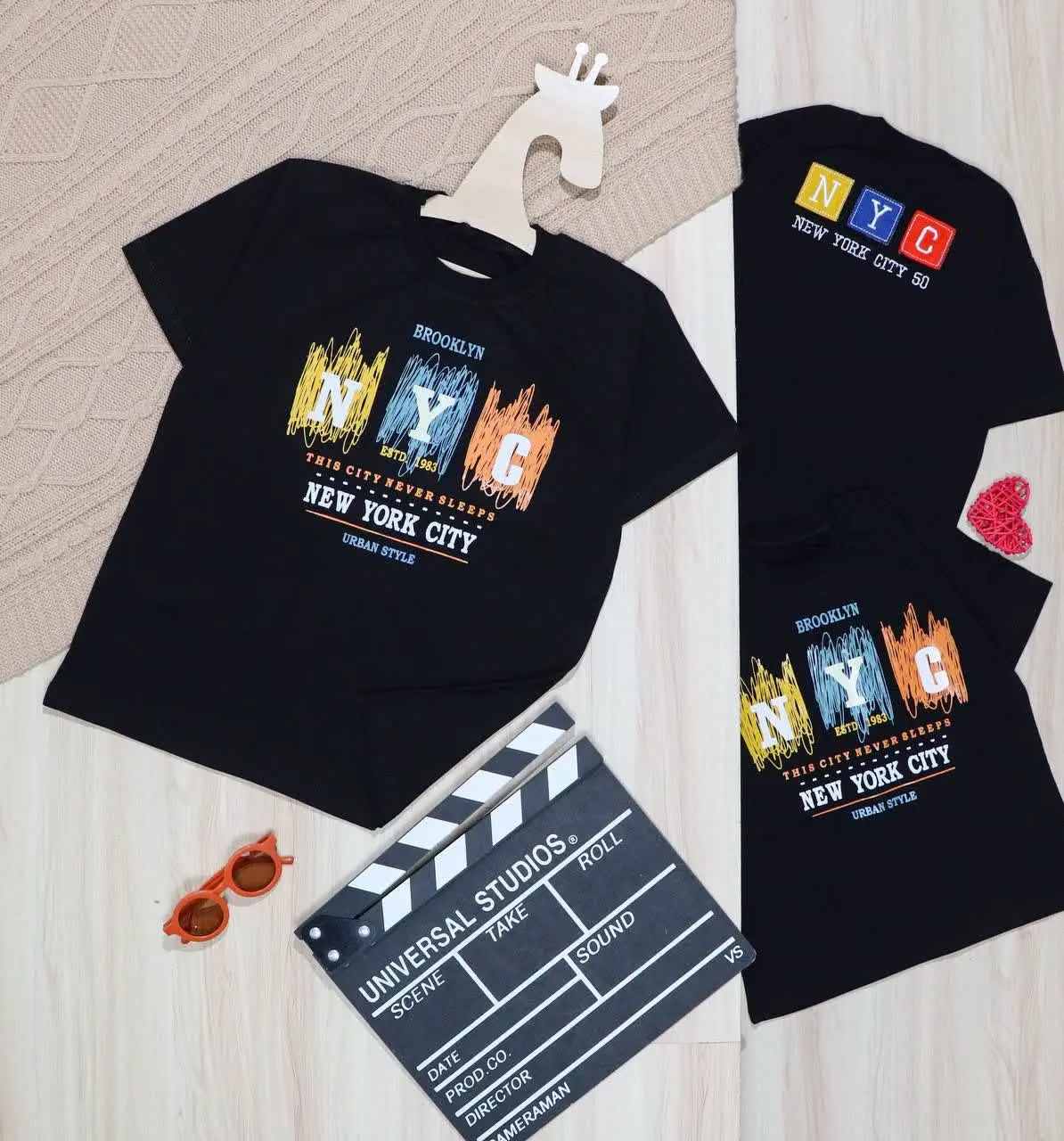 👫تیشرت مشکی چاپ NYC👫
