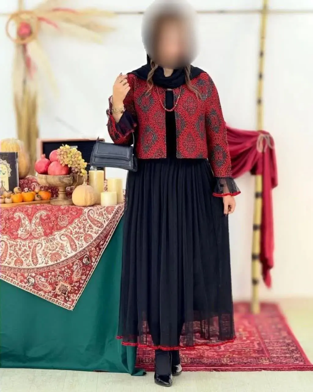 ست کت و دامن یلدایی ❤️