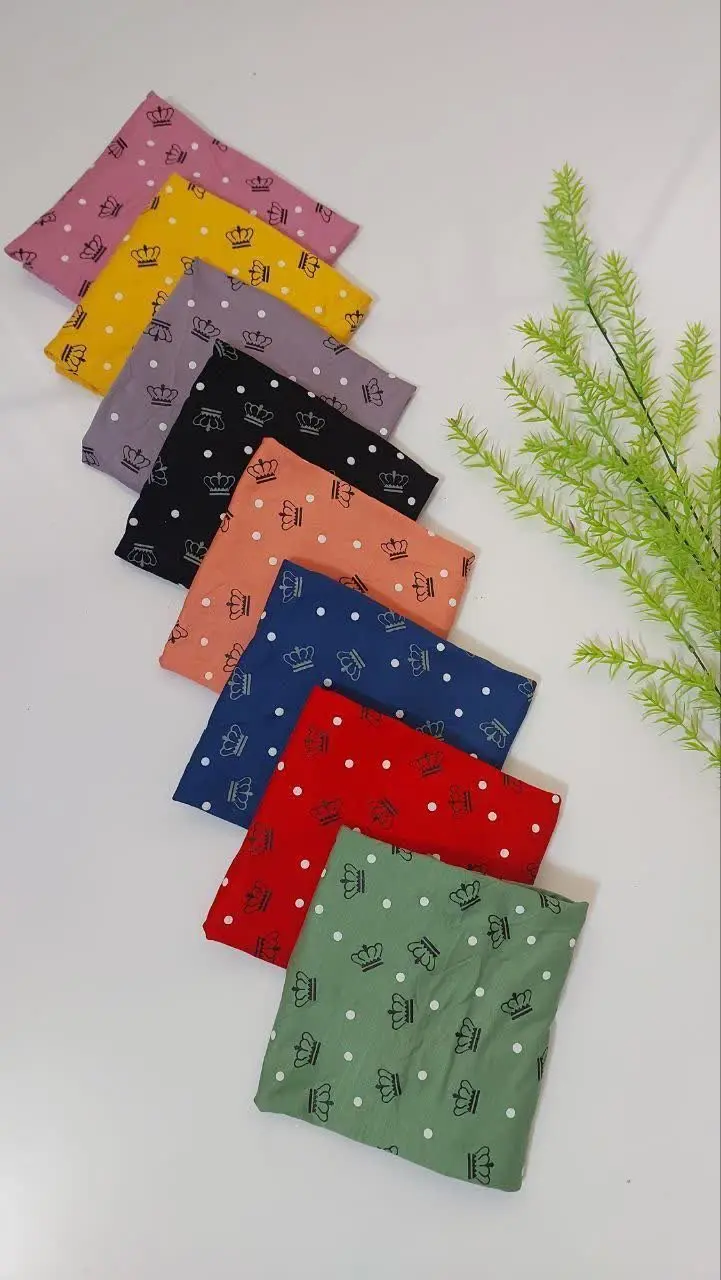 🎀 تاپ زنانه تمام چاپ تاج