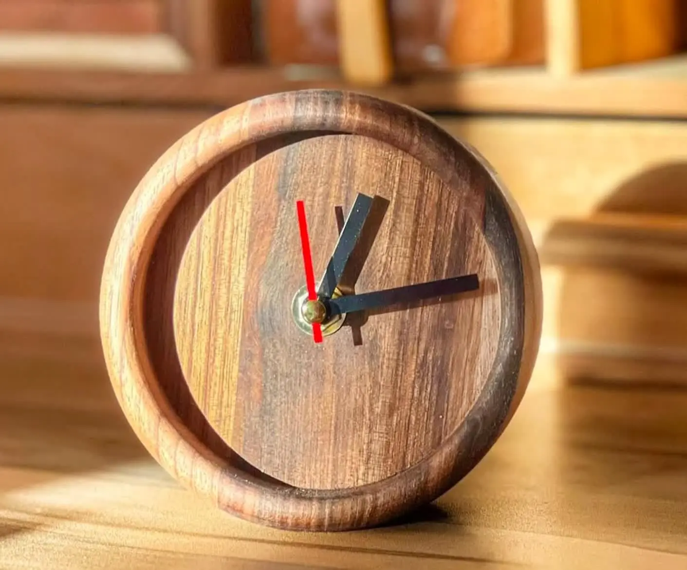 💥ساعت رومیزی چوبی💥