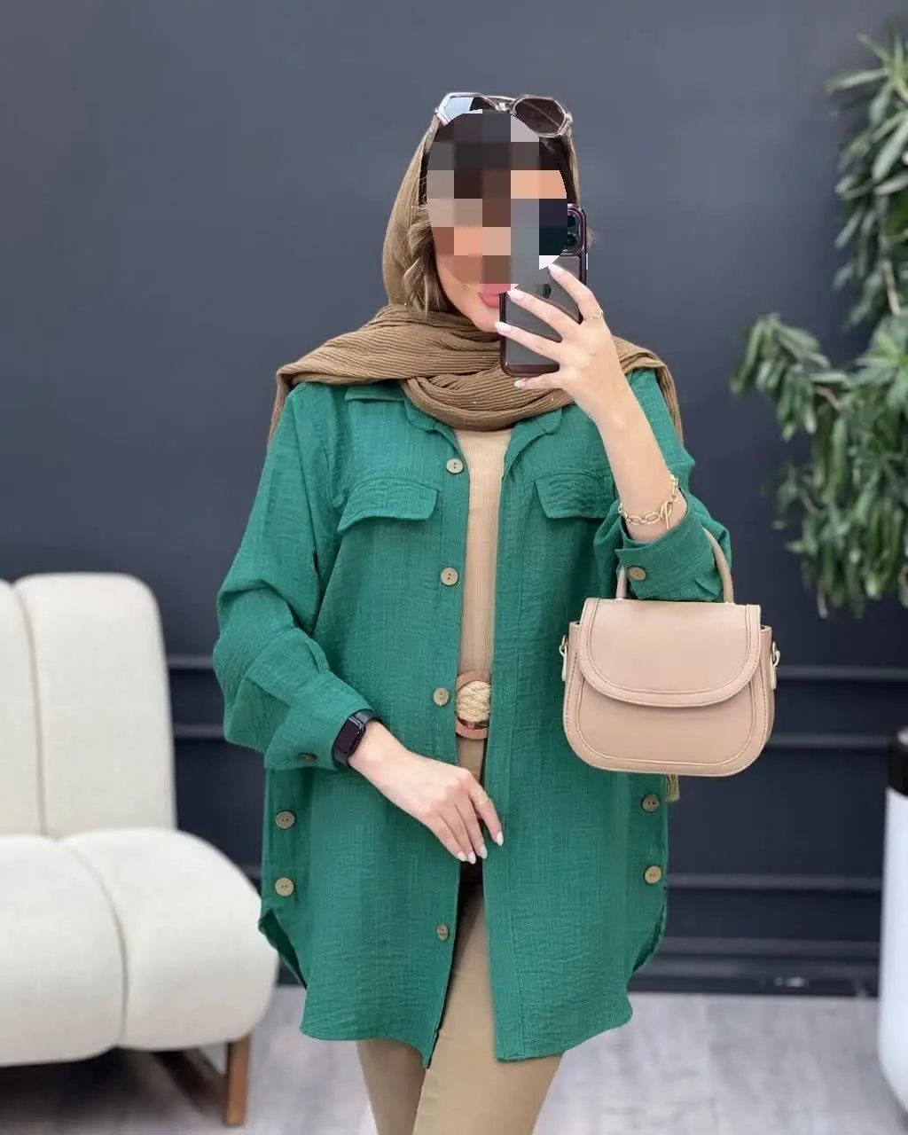 🛍نام: مانتوبغل دکمه آنا🌱
