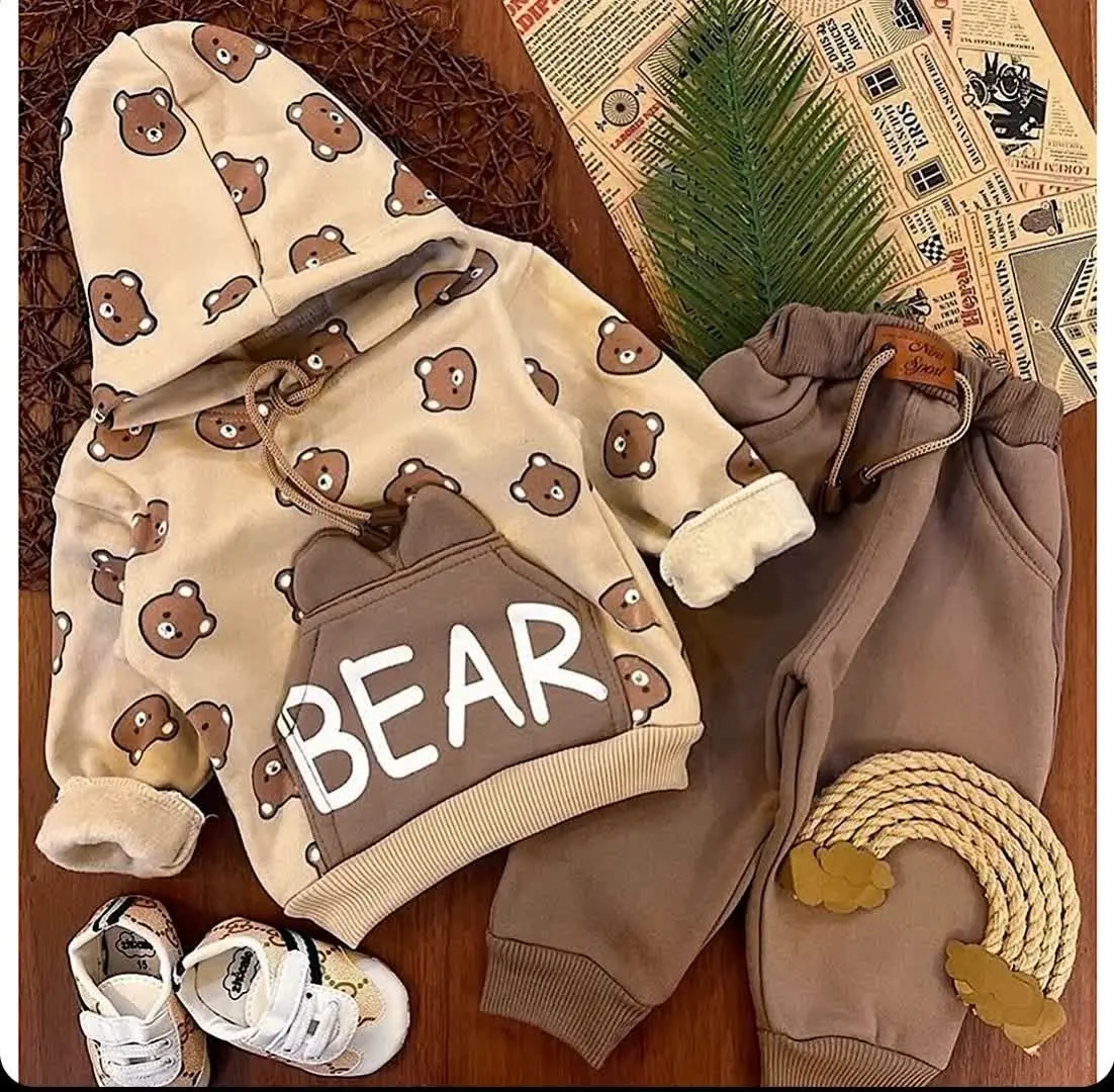 هودی شلوار تو کرکی تدی