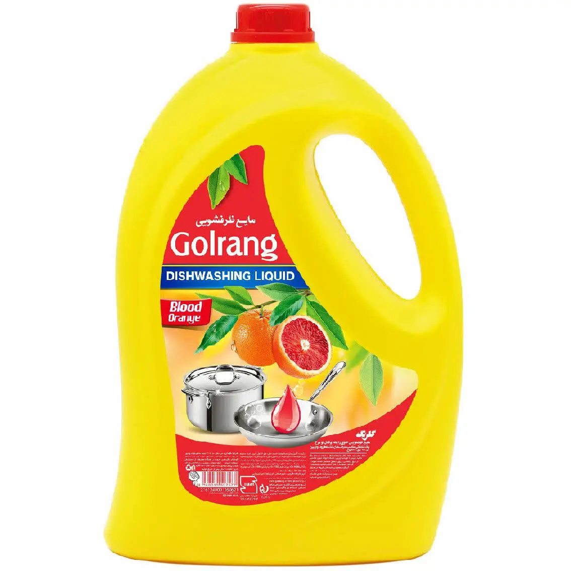 مایع ظرفشویی ۴لیتری گلرنگ
