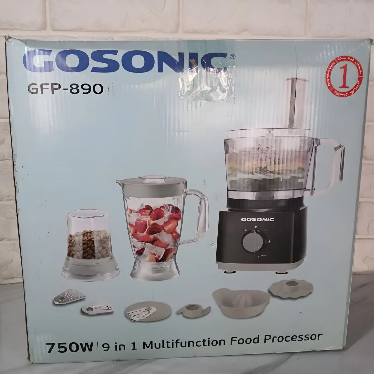 #غذاساز ۹ کاره گوسونیک مدل🍓 GFP-۸۹۰
