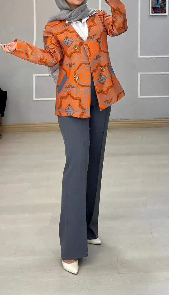🌷نام: مدل کت و شلوار اورنج
