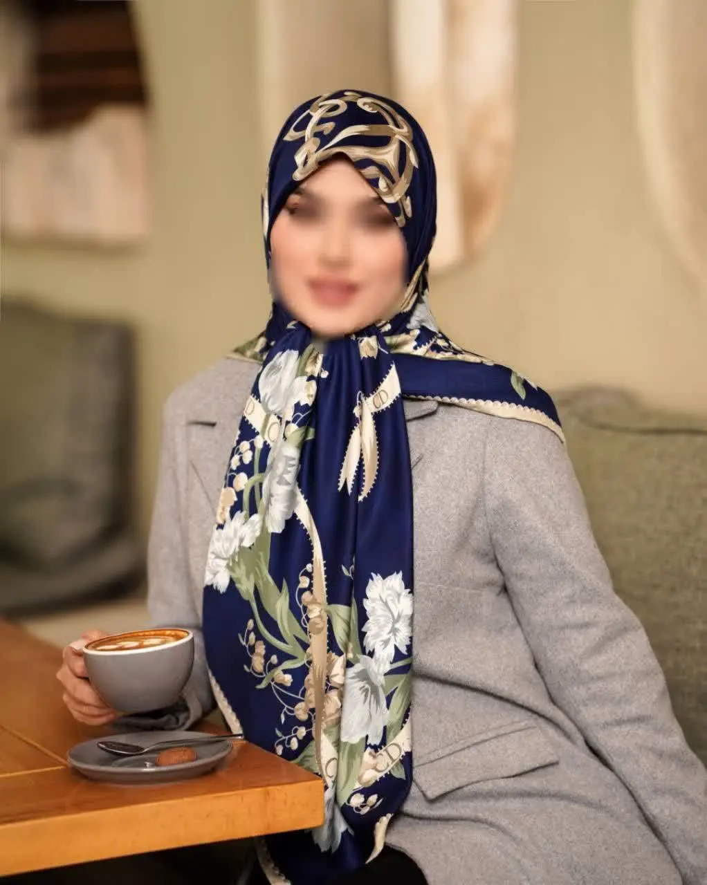 روسری ابریشم توییل 😍این روس...