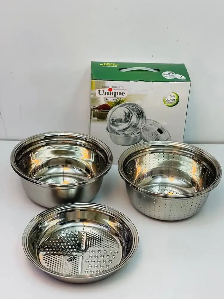 🌸سرویس۳ پارچه استیل Unique🌸
