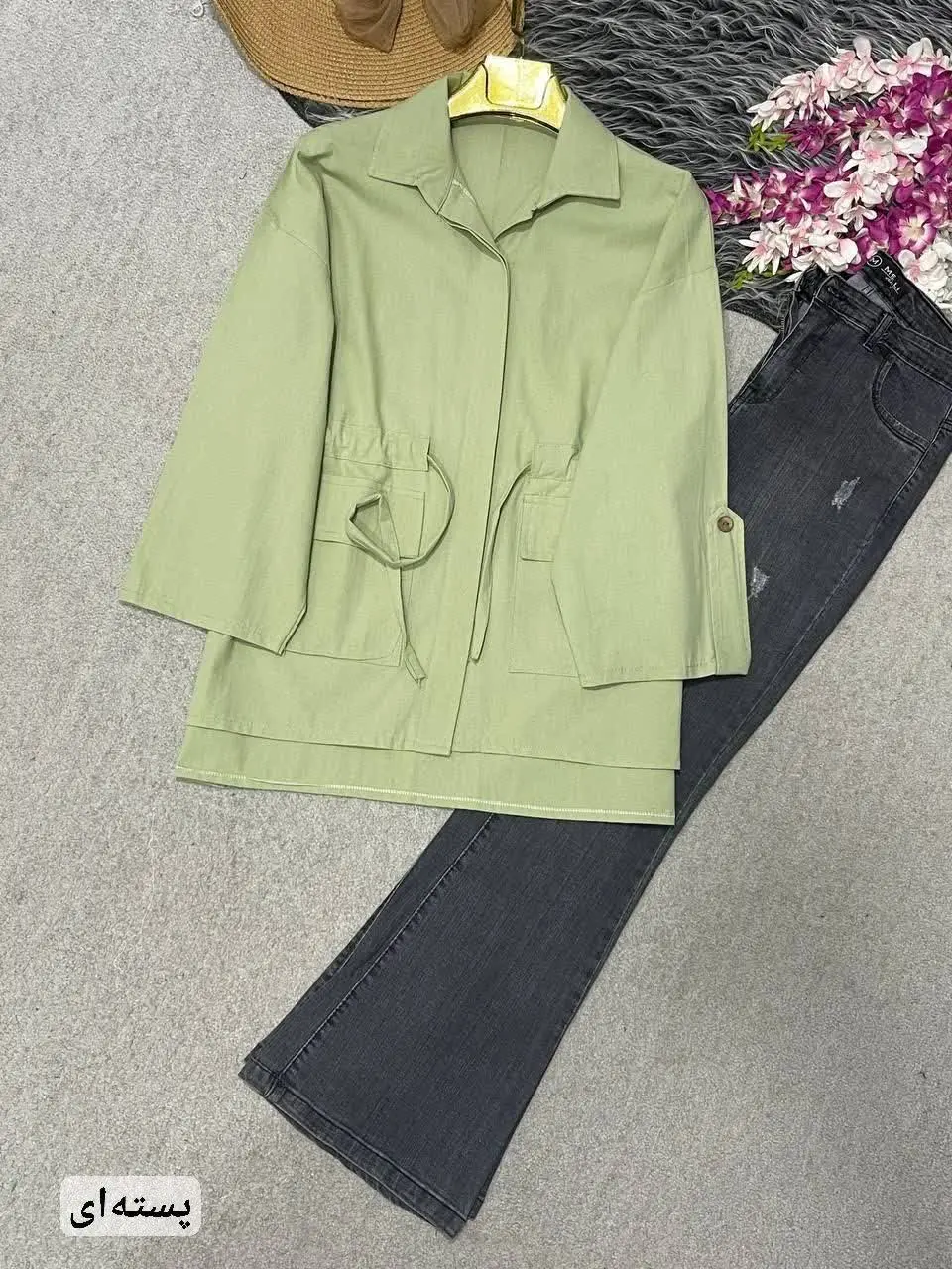 🛍نام: مانتوکمرگت تابان🌱
