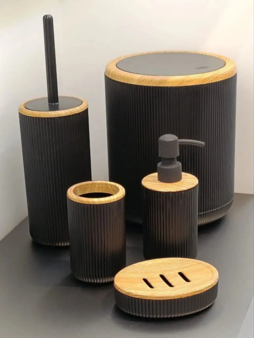 💥ست ۵ تیکه کاریزما طرح چوب💥