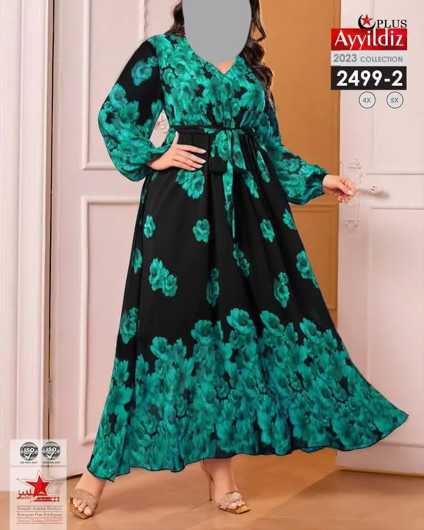 ۲۴۹۹ پیراهن مجلسی بیگ سایز