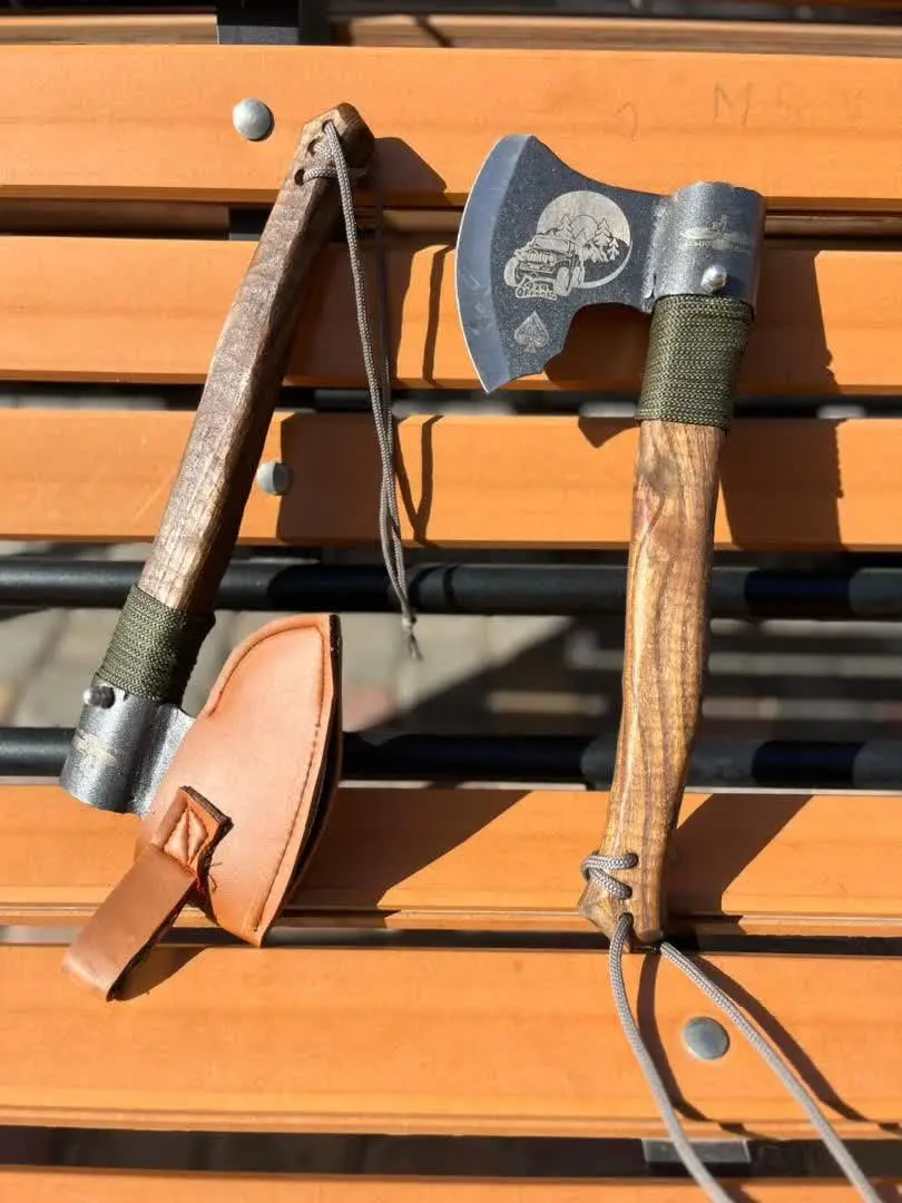 ❇️ تبر فولادی آفرودی همراه غلاف 
