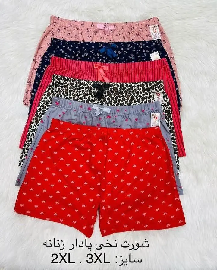 شورت پا دار نخی ۲ ایکس 

