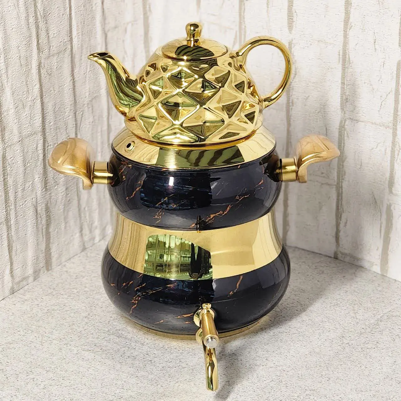 ✅ کتری قوری دیبا سرامیکی طل...