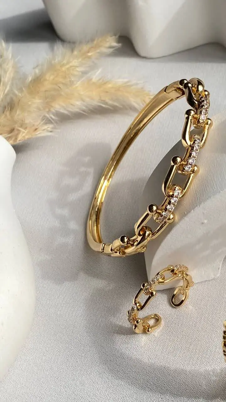 ست تکدست و انگشتر تیفانی😍💥