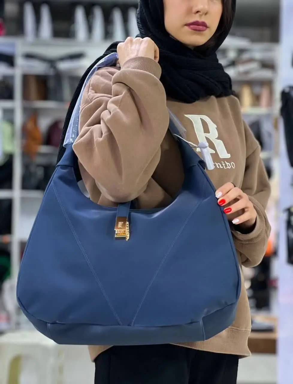 زنانه شل قفل دار
