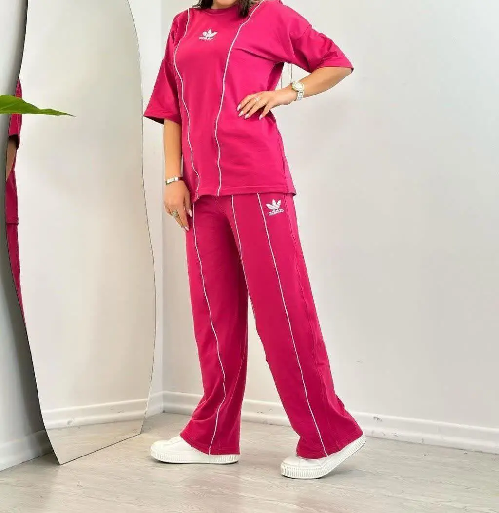 🌙نام: ست بلوز و شلوار اسپورت آدیداس مغذی دوزی شده
