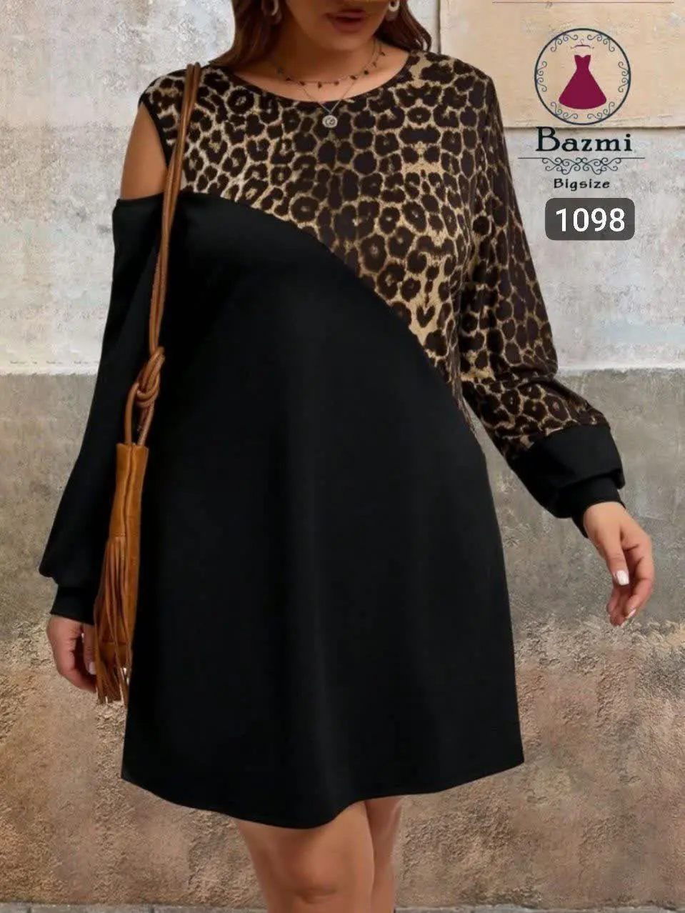 🍂پیراهن مجلسی پلنگی