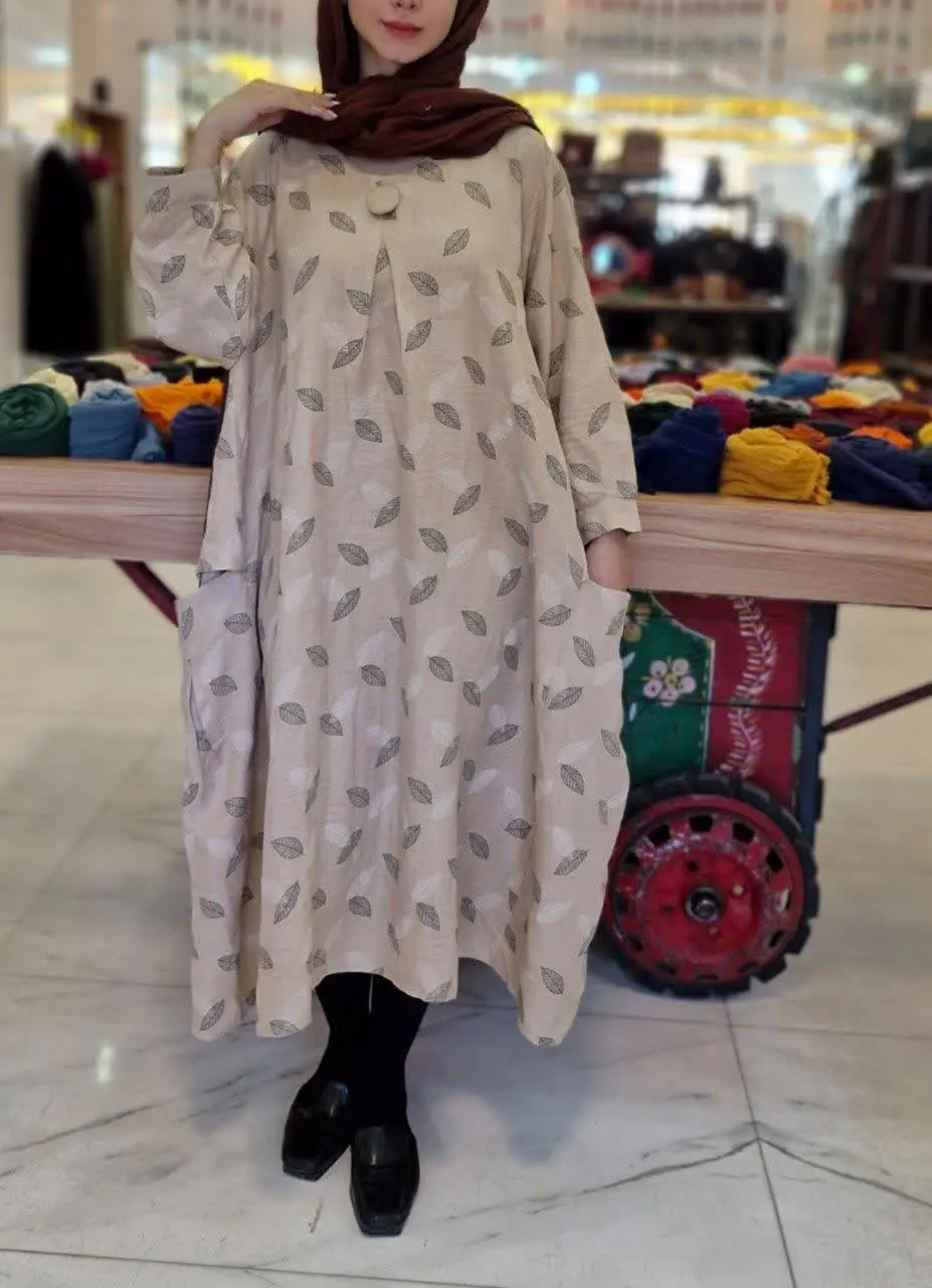 پیراهن مانتویی گلبرگ