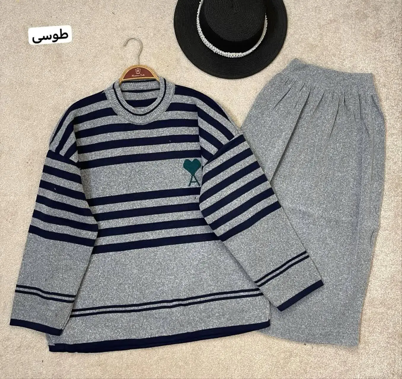 ست بلوز دامن بافت نانسی