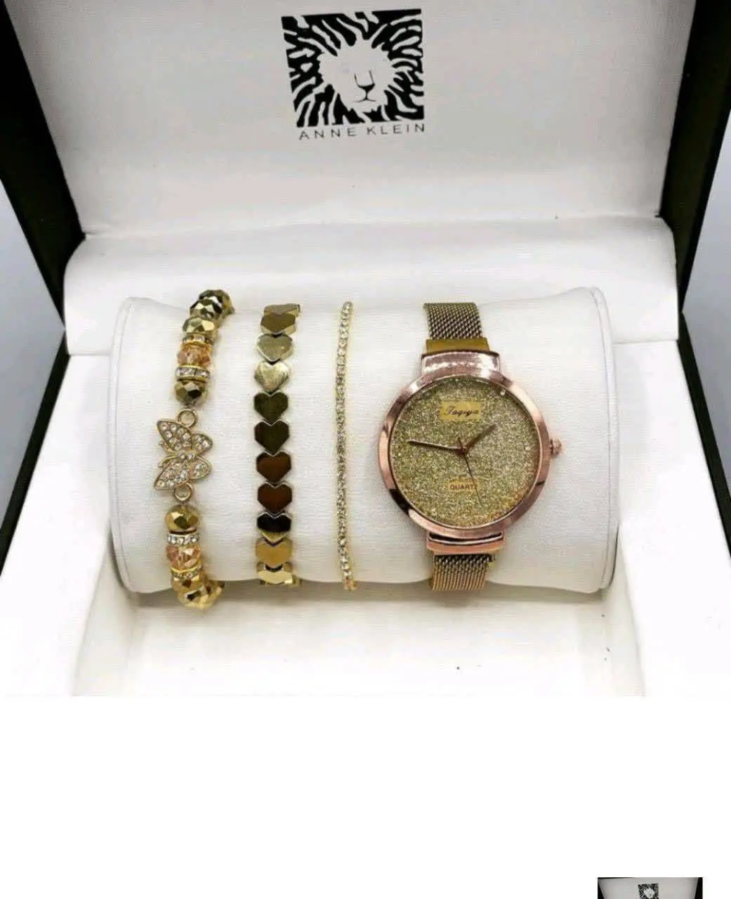 🌸ست ساعت و دستبند سواروسکی گلد
