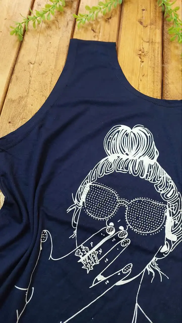 🍃 نام: تاپ زنانه دختر عینکی 
