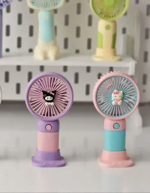 پنکه شارژی مدل سانریو🎀🐱 🐰🎀🌸
