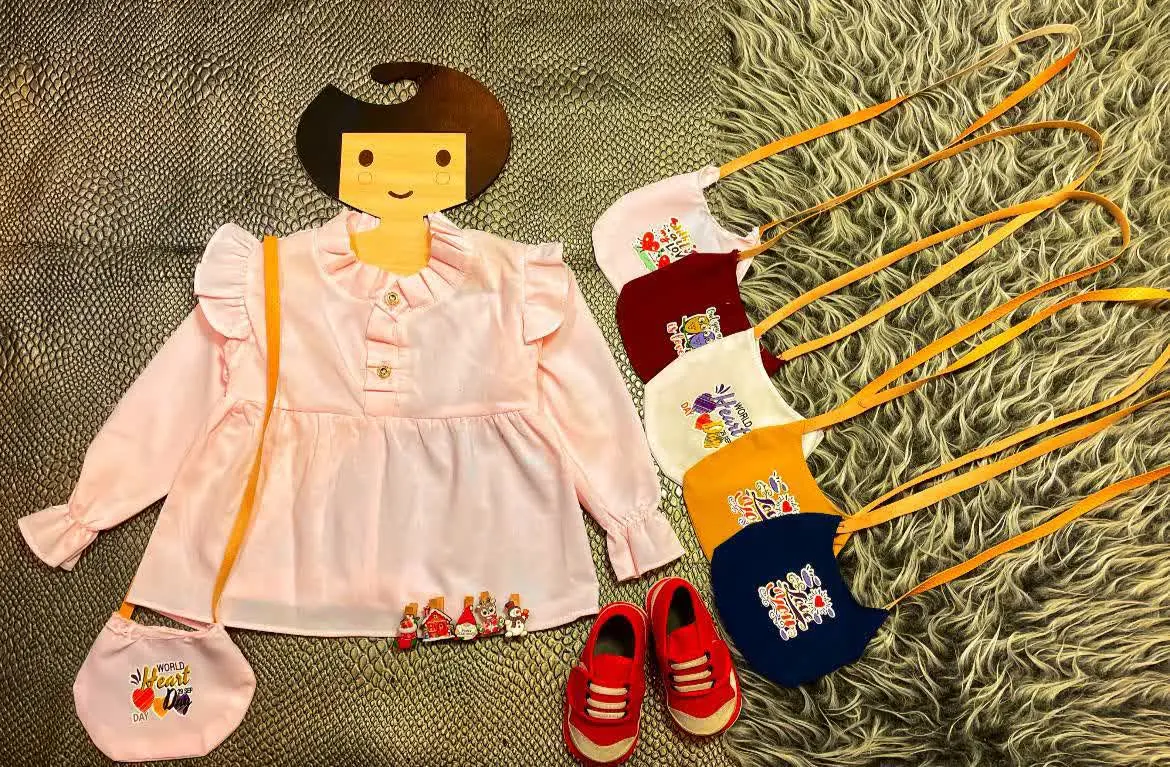 پیراهن کتان بنگال با کیف
