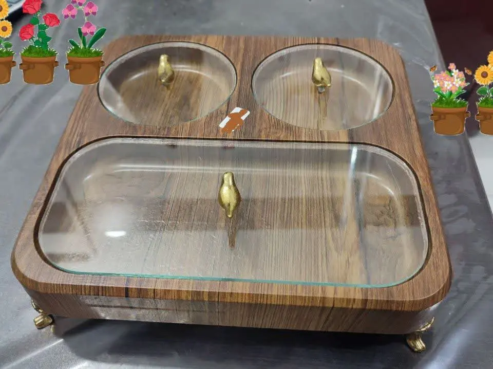 تیبگ ۳خانه درب شیشه ای