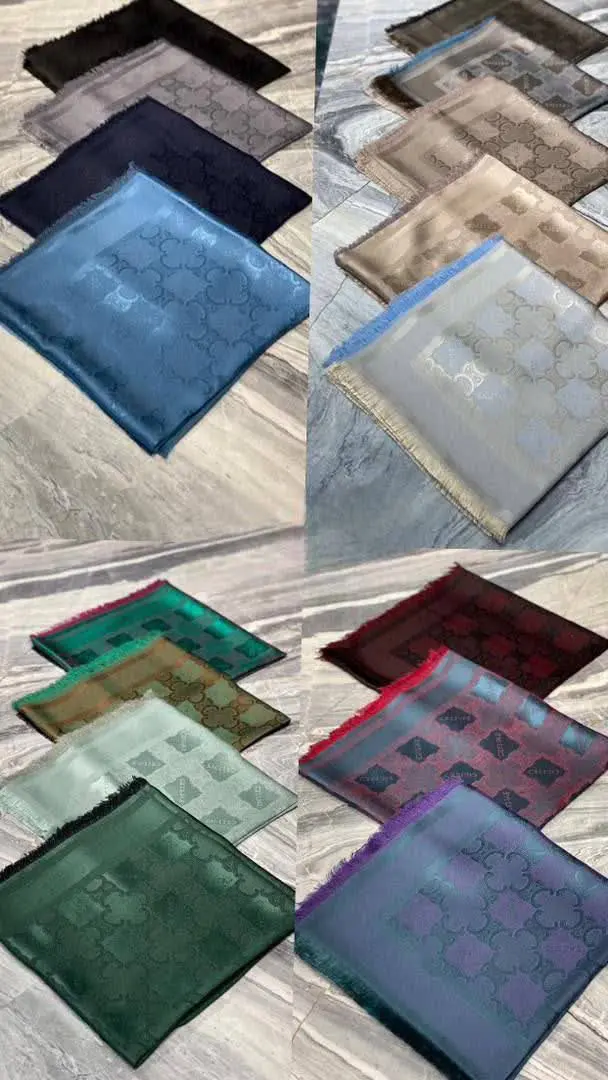 #روسری_نخ_ابریشم_ژاکارد
