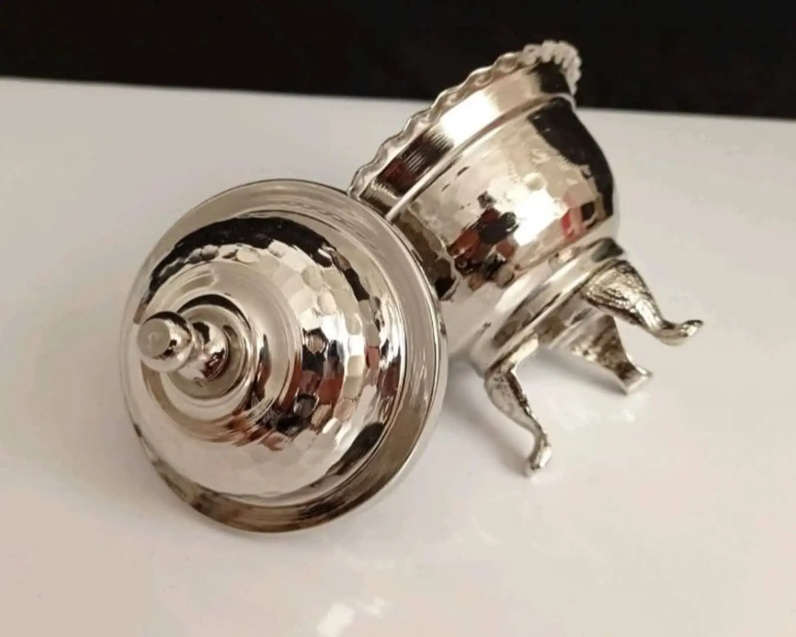 قندان سه پایه کروم 🎗🎗
