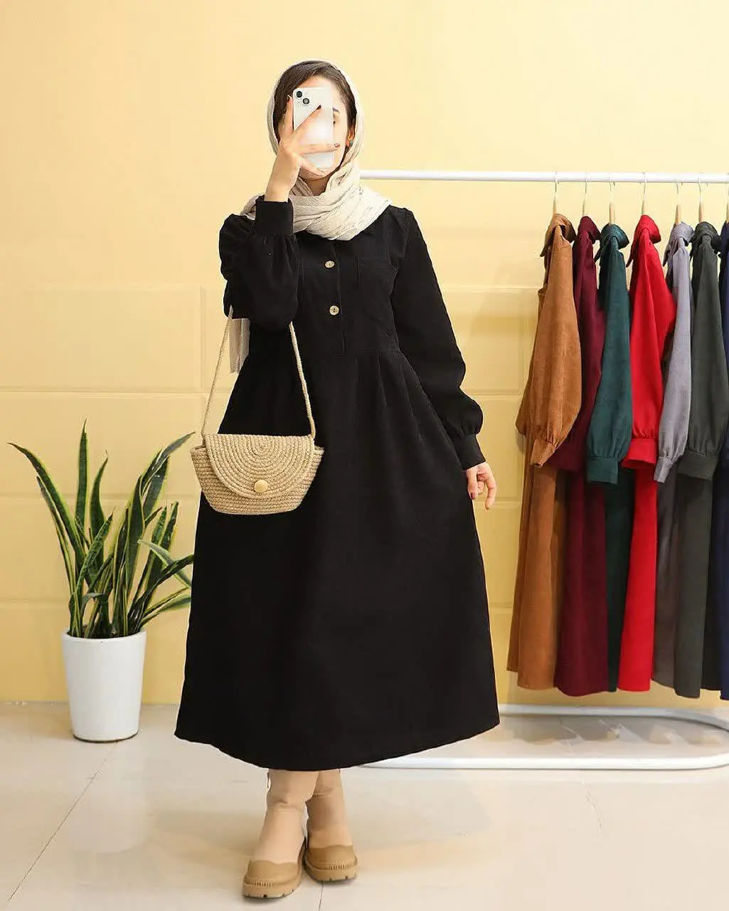 به درخواست تون بالاتنه رو دکمه زدیم 
