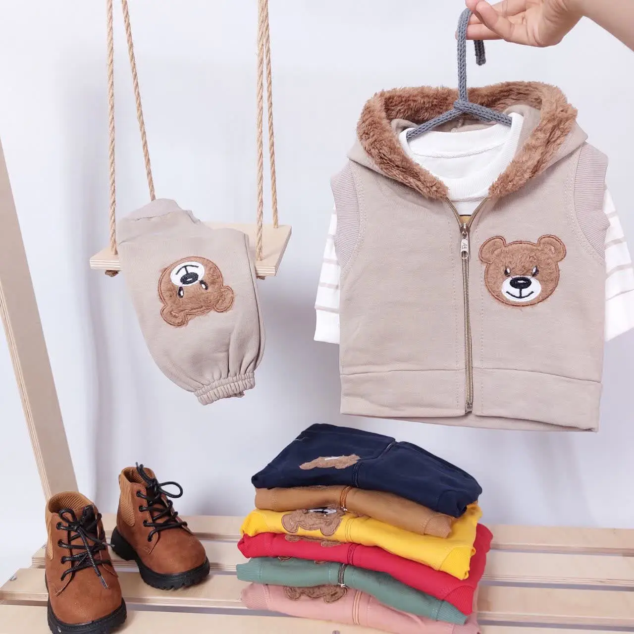 سه تیکه توکرکی کلاهدار تدی
