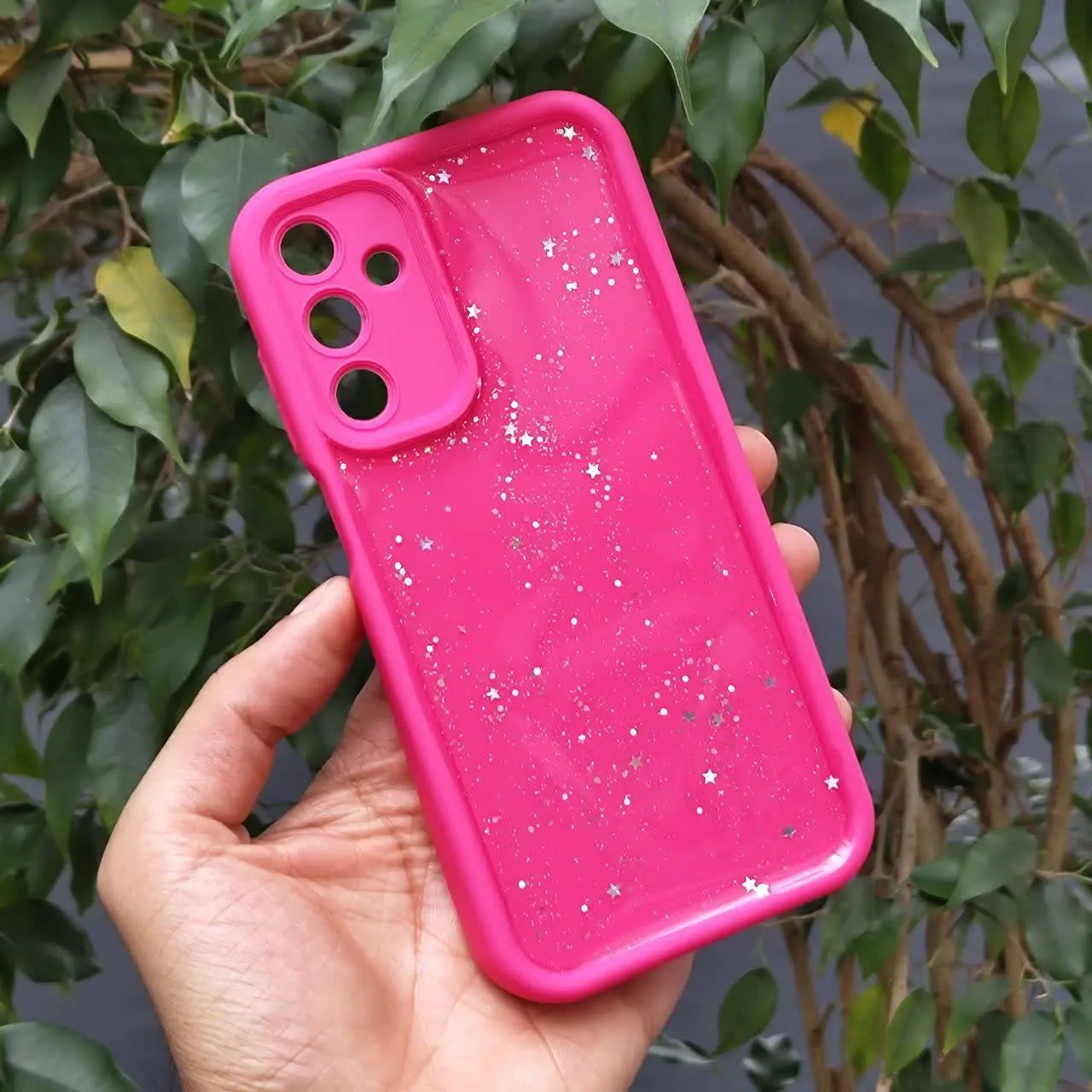 📱مدل قاب: قاب سولید شاین رزین رنگی مخصوص انواع #سامسونگ 
